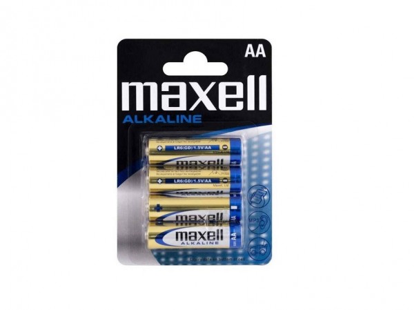 Batterien Alkaline AA Maxell 4er Blister - Maxell 71-0100