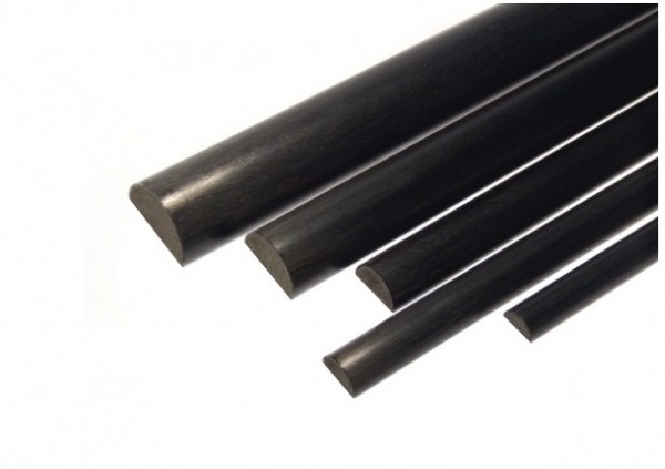 Carbon Halbrundstab 3.0x1.5mm Länge 100cm - Xelaris CFFR3-1-5