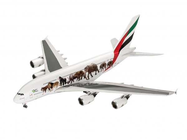 Airbus A380-800 Emirates "Wild Life" 1/144 - Revell 03882