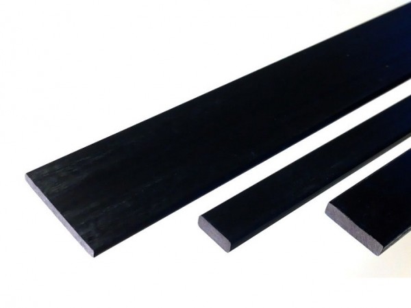 Carbon Flachstab 0.8x3.0mm Länge 100cm - Xelaris CFF0.8-3